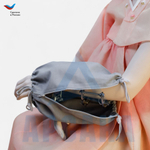 Чехол с открытой кистью на аппарат Илизарова. Ткань Бязь. Цвет изделия -серый, молния серая. Размер PPO 4