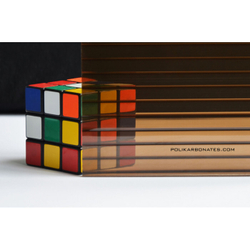 Сотовый поликарбонат 10 мм 2,1х12 м (22,43 кг) Ультрамарин ОПАЛ цветной