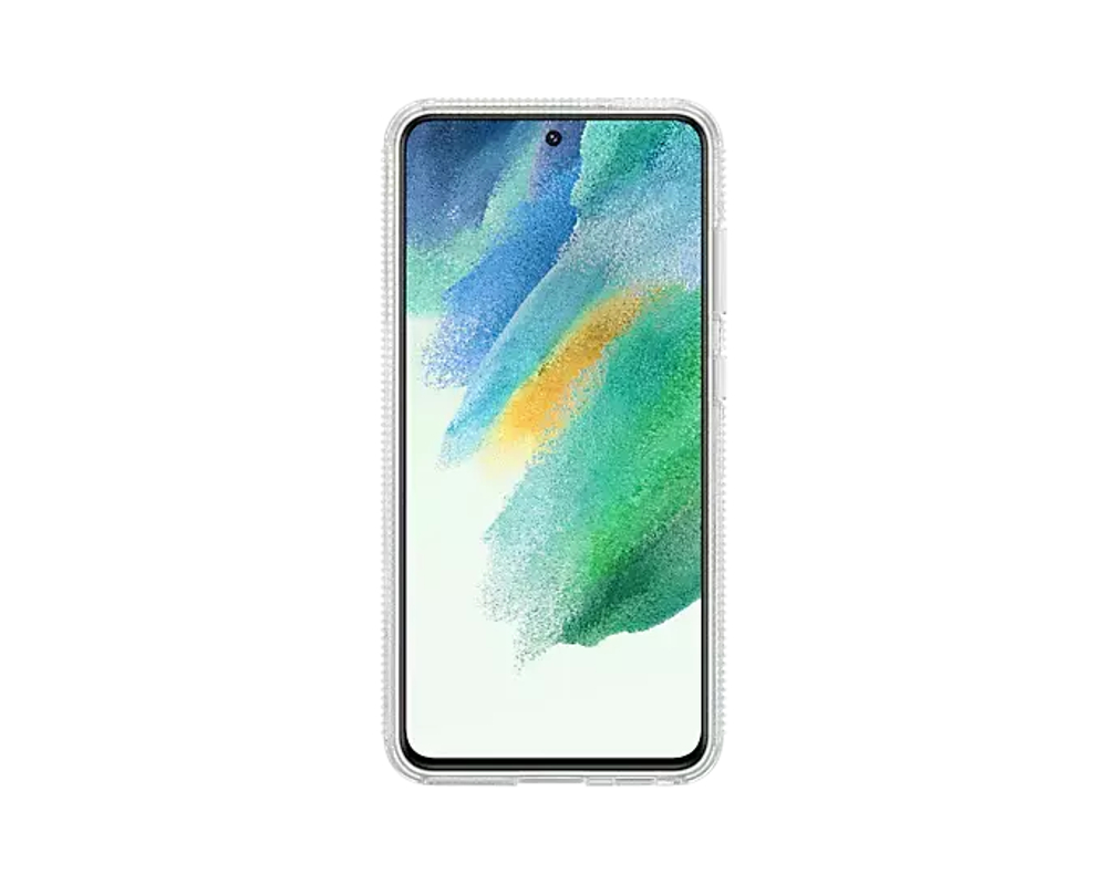 Чехол накладка Samsung Clear Standing Cover S21 FE прозрачный