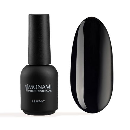 Monami Гель-лак 310 черный, 8мл