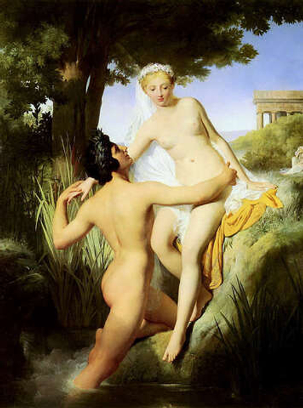 Raymond Auguste Quinsac Monvoisin (1790-1870) - эротическое искусство французского художника