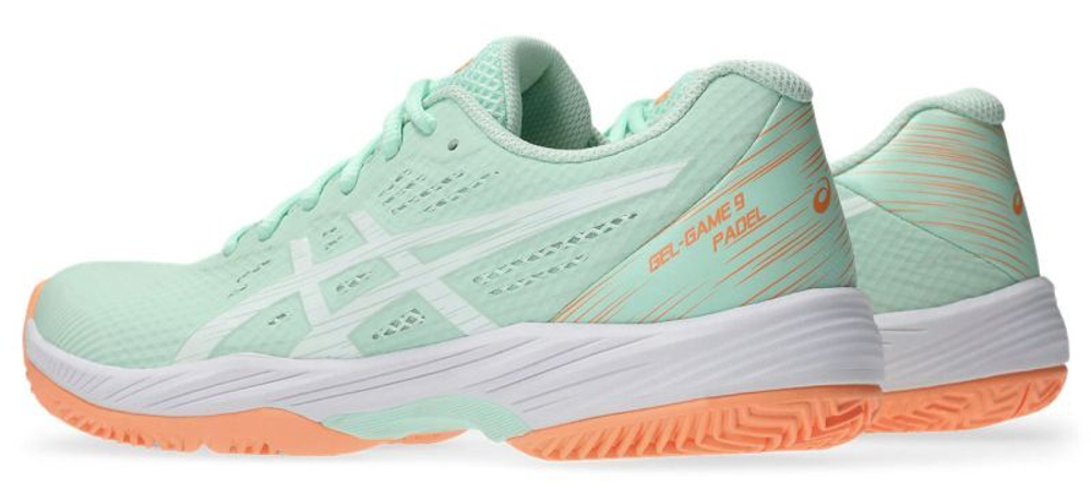 Женские  кросовки для Padel Asics Gel-Game 9 Padel - mint tint/white