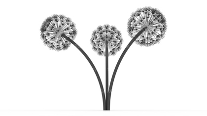 Инсталляция "Одуванчик" ART0018