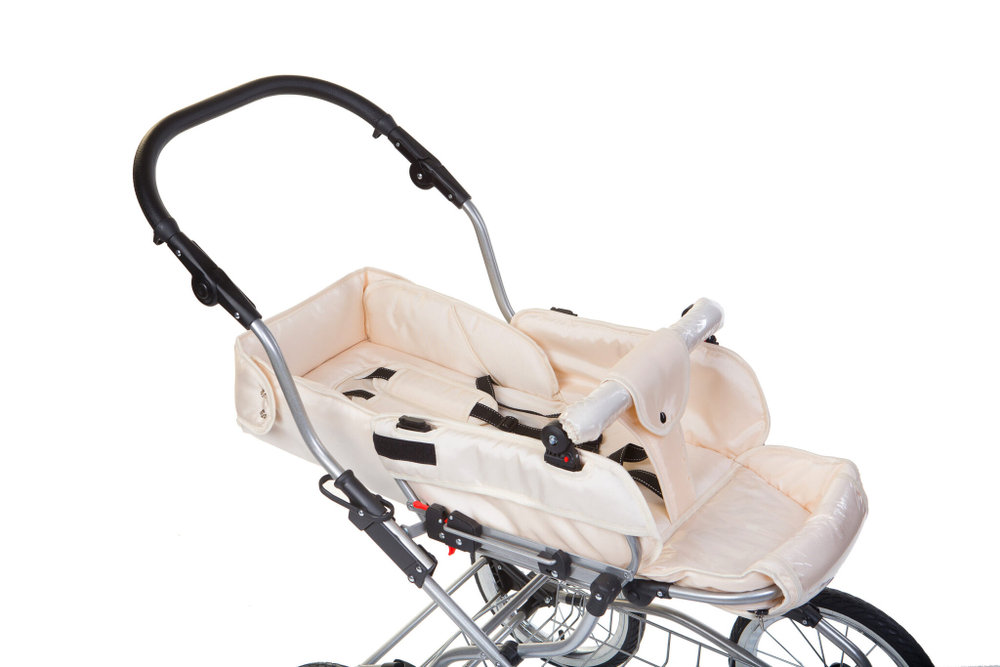 Детская коляска Reindeer Prestige Wiklina Eco-line 3 в 1 с конвертом (белый)
