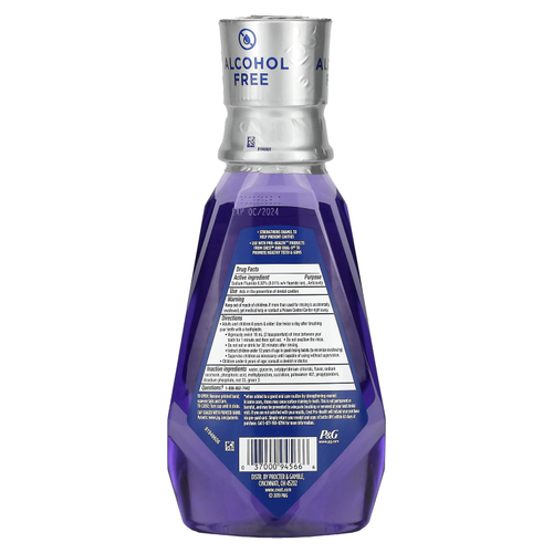 Crest, Pro Health Advanced, жидкость для полоскания рта с эмалью, с фтором, без спирта, 500 мл (16,9 жидк. унц.)