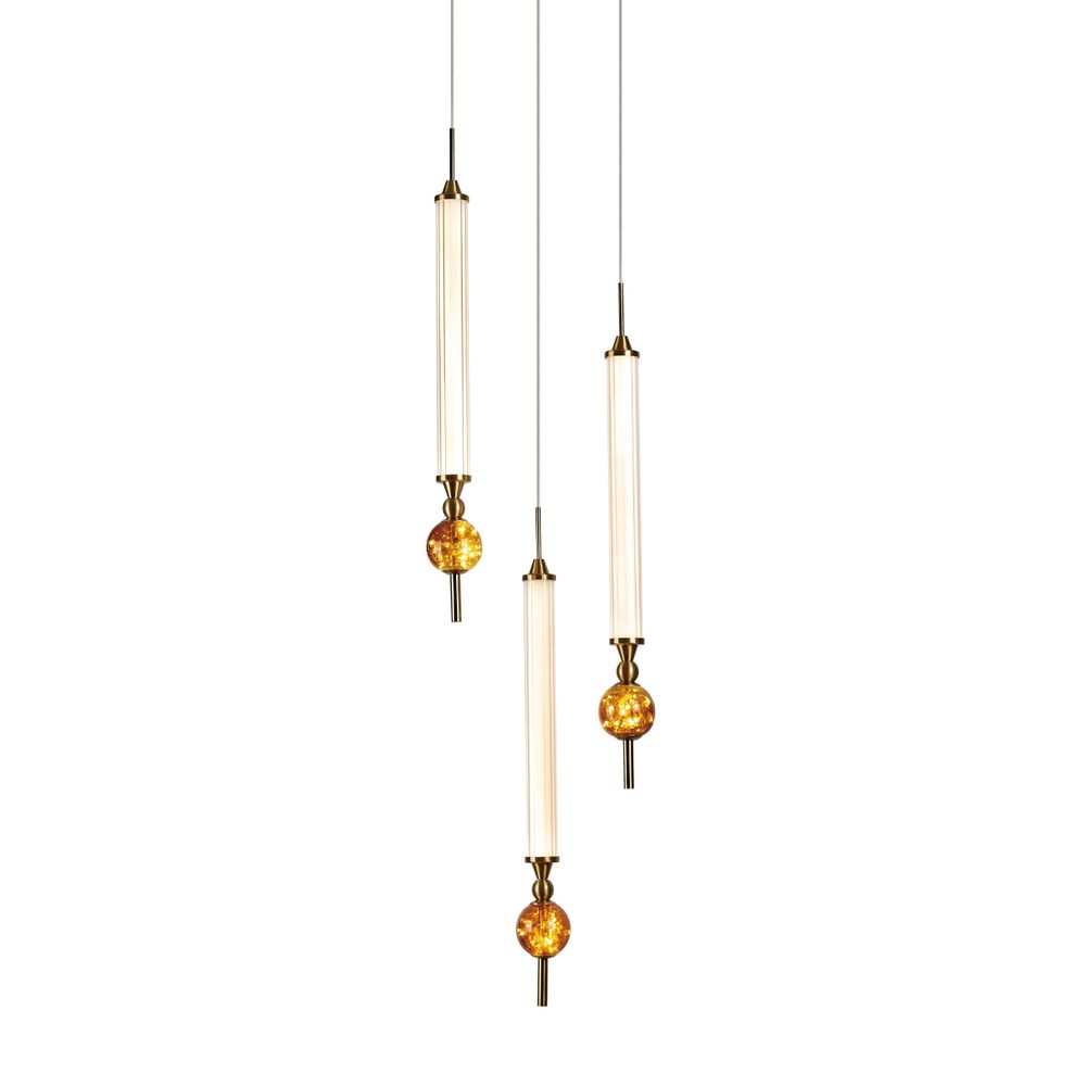 Подвесной светильник OD2503-3 gold