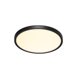 7660/24L MITRA LED SN 554 Светильник пластик/белый/черный LED 24Вт 3000/4000K D300 IP40 ALFA BLACK