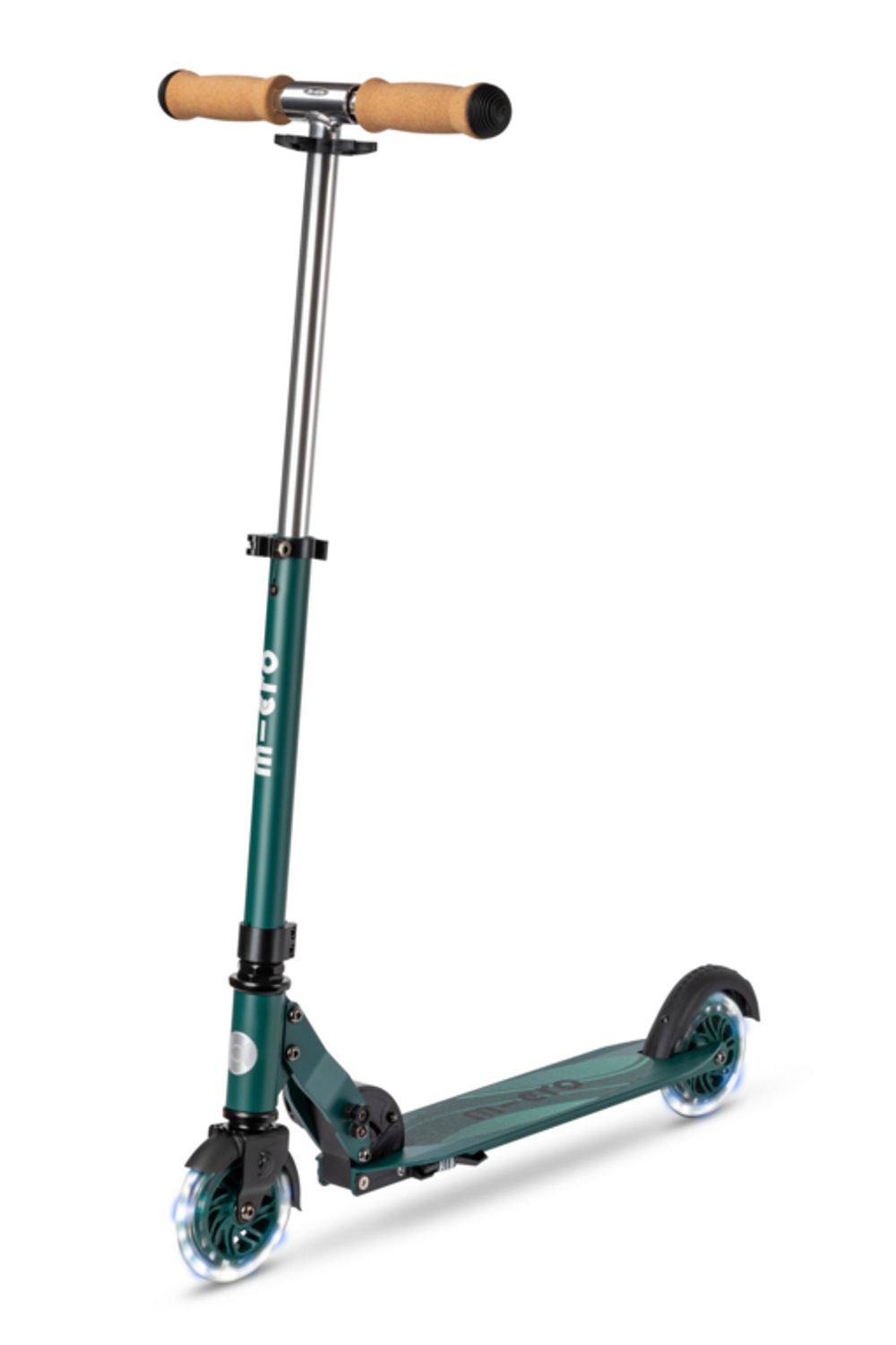 Самокат Micro Sprite ECO LED зелёный