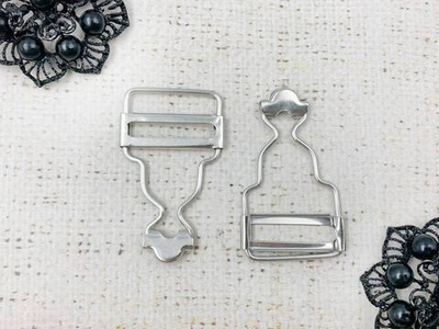 Пряжка для комбинезона, ш. 3,2 см, никель