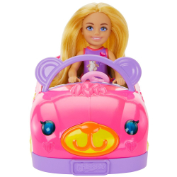 Barbie Chelsea - Teddy Bear Vehicle Set с машиной и куклой Chelsea HXN05 / артикул   HXN05  / GTIN 194735234608