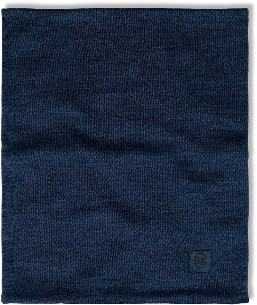 Теплый шерстяной шарф-труба Buff Merino Heavyweight Solid Night Blue