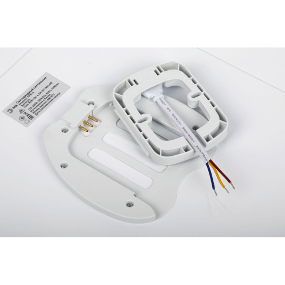 Светильник потолочный светодиодный ЭРА SPB-6 Jane 86W-3K-6,5K-RC WH+GR с ДУ