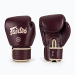 Боксёрские перчатки Fairtex Real Leather Boxing maroon
