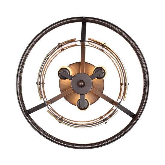 8007/3C MODERNI LN25 251 черный/черный, золотой металл/металл, стекло Потолочный светильник Е14 3*40W 220V ZARINA