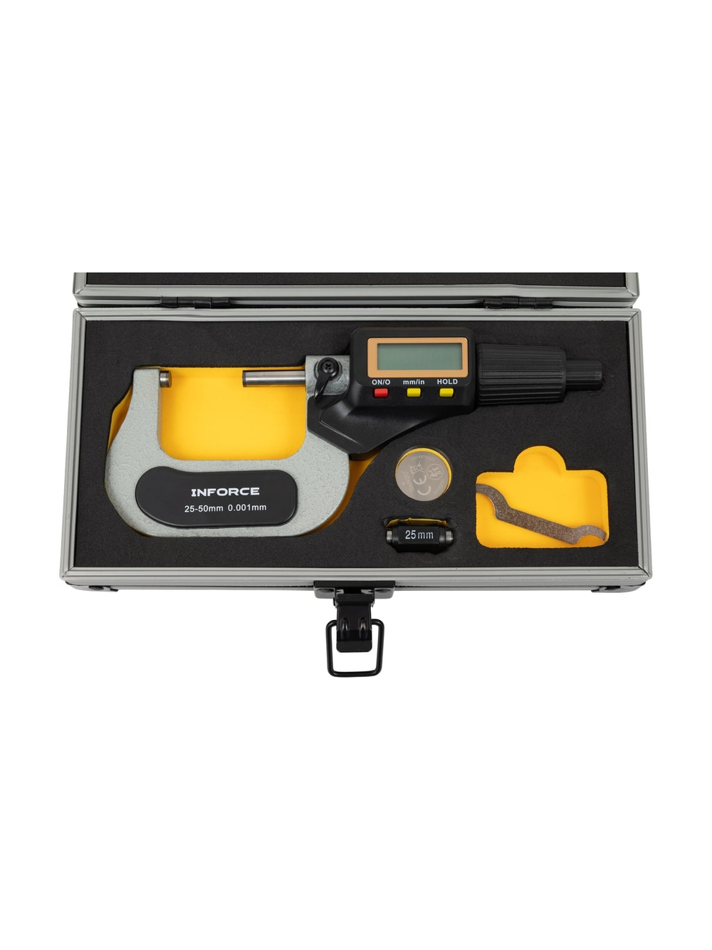 Цифровой микрометр Inforce 25-50мм/1-2*0.001мм/0.00005 06-11-45