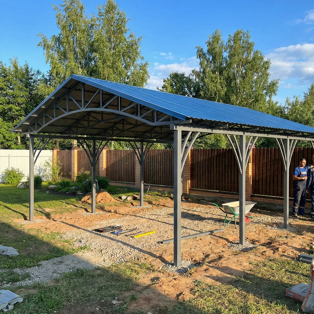 Изготовление навесов