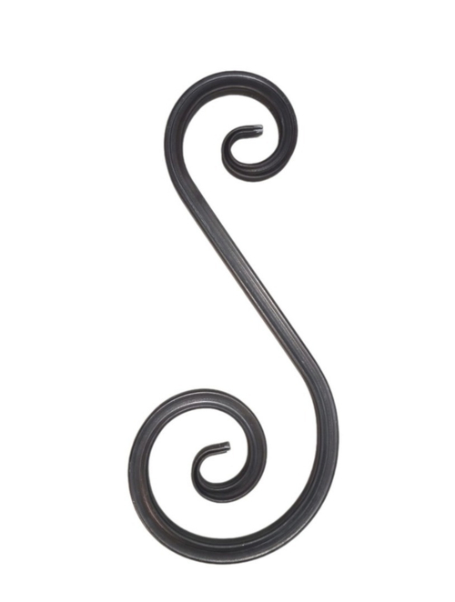 Кованый элемент "Валюта 2S", 385х160 мм