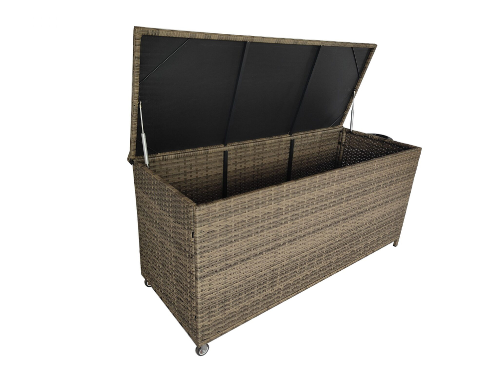 Сундук из искусственного ротанга для хранения подушек из искусственного ротанга ХАРОМА 460л