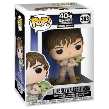 Фигурка Funko POP! Bobble Star Wars Ep 5 ESB Training Luke with Yoda 46768