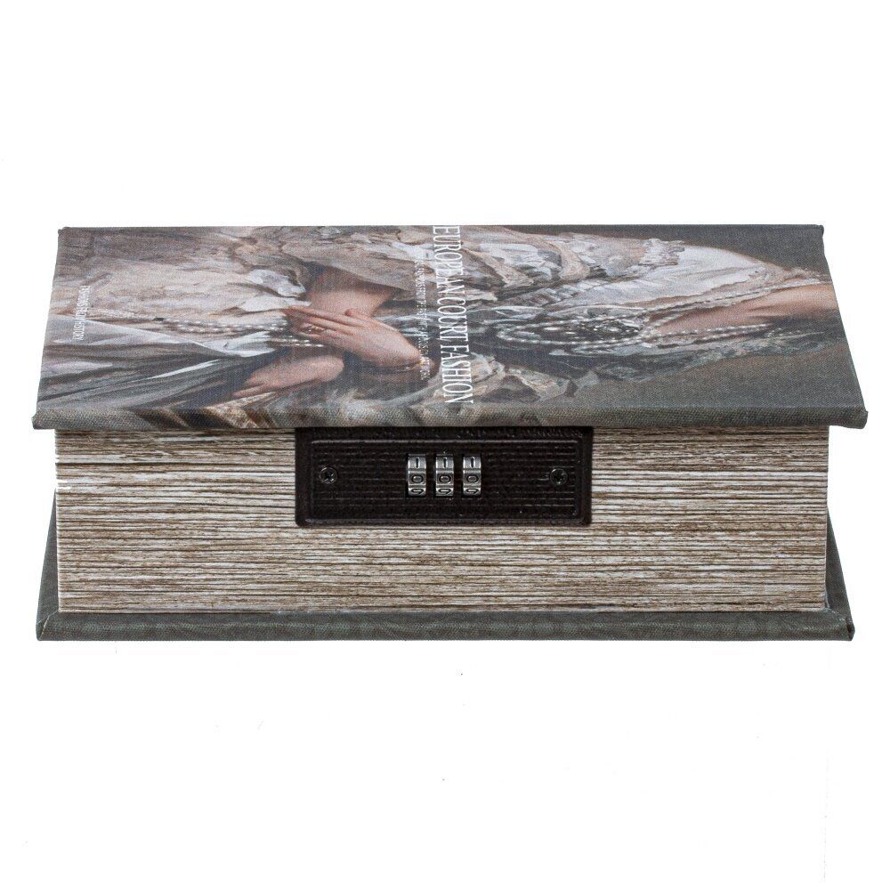 GAEM Шкатулка-книга с кодовым замком, L15,5 W6,5 H22 см