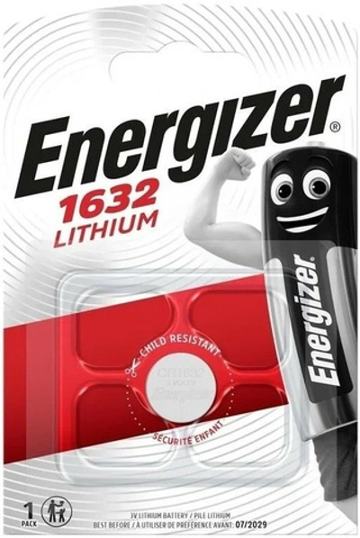 Energizer Lithium CR1632 1BL 7638900411553