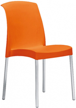 Стул пластиковый Scab Design Jenny, оранжевый