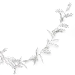 Украшение новогоднее «Сияющий росток» 1,80 м, Серебро