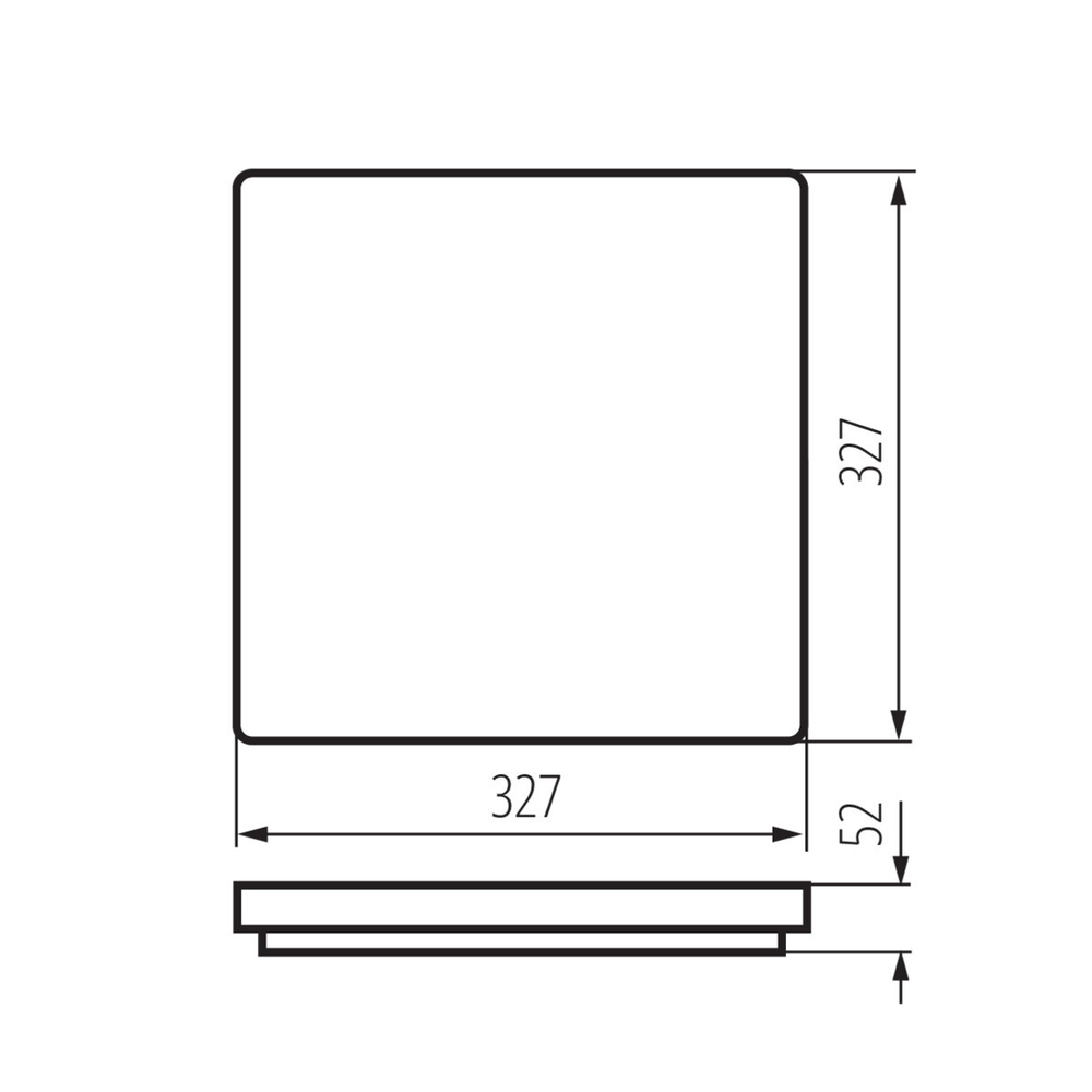 Светильник накладной 36вт KANLUX VARSO HI 36W-NW-L