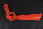 Ременная заготовка Красная гладкая