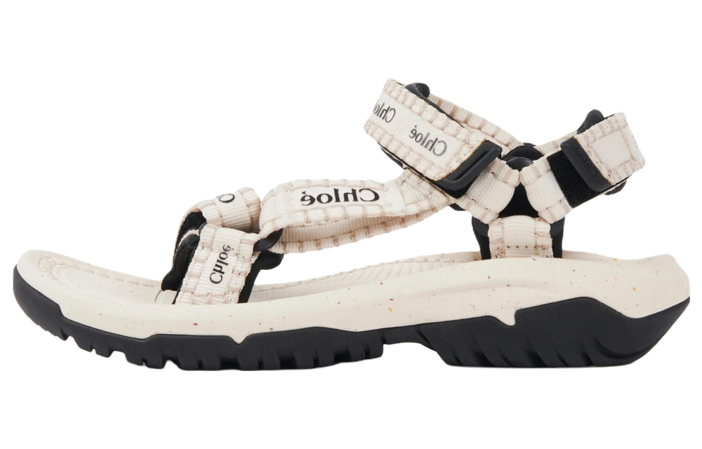 TEVA x Chloe Hurricane XLT2 Polyester One Strap Sandals Women"s Natural White