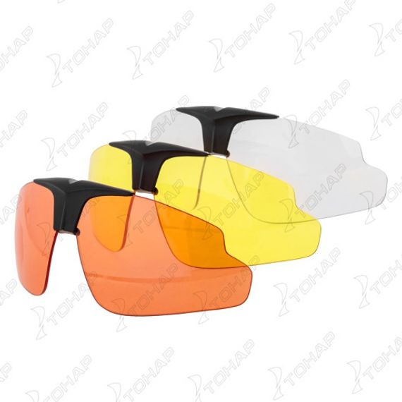 Очки солнцезащитные в жест.чехле (4 сменные линцы) (N-OP-LZ0030-4) Nisus