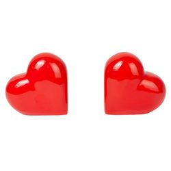 Держатель для книг Love, 14х14 см, красный, 2 шт.