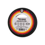 Изолента ПВХ 0,13х15мм, 25м, черная KRANZ