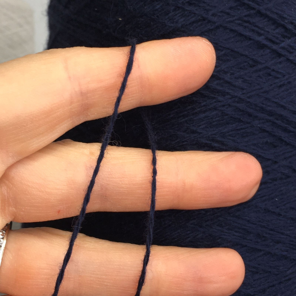 COARSEHAIR - Loro Piana; 100% кашемир; 550м/100гр; Bleu Navy; цвет: Темно-синий