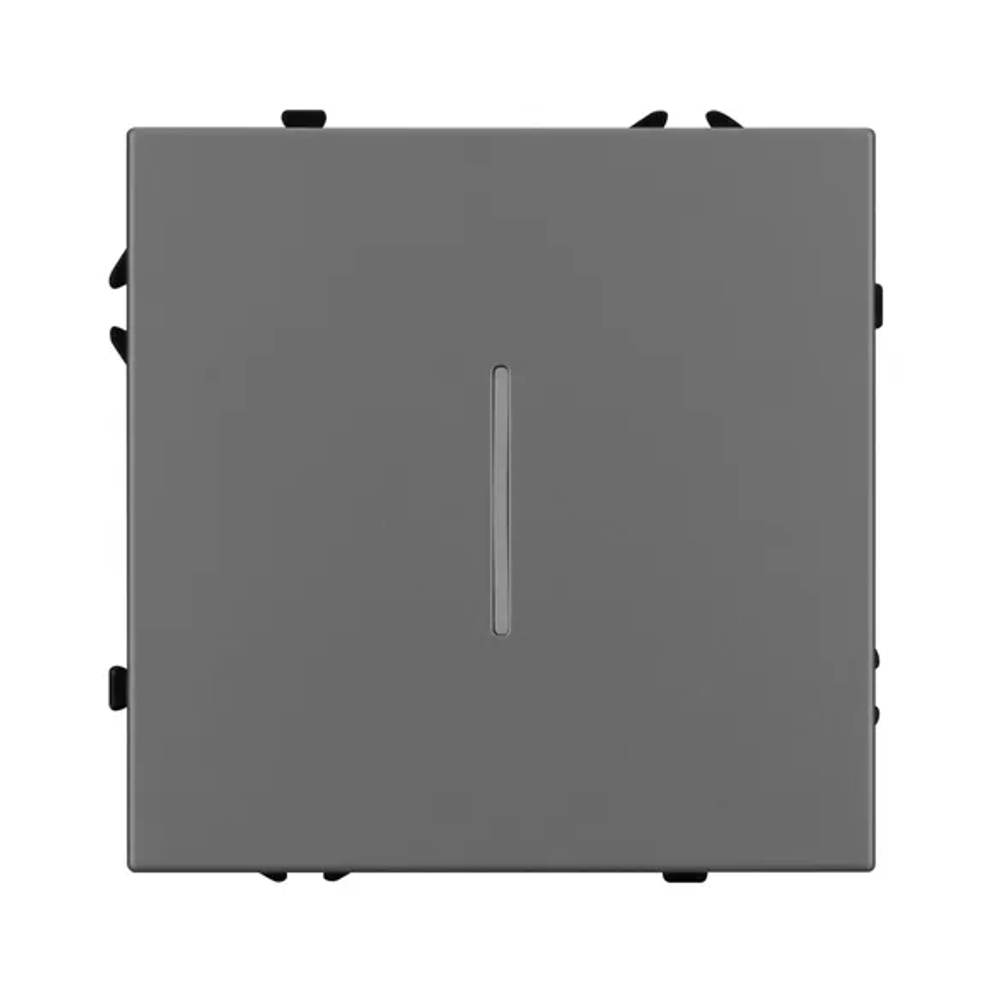 Механизм выключателя одноклавишный непроходной LED SWT-NOBE-MK01-SFPL-L-GR (230V, 10A) (Arlight, -) 054260