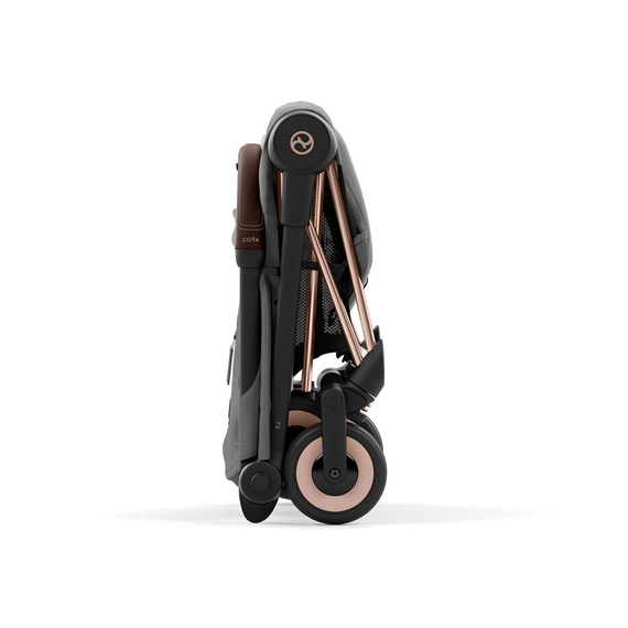 Прогулочная коляска Cybex Coya Mirage GreyПрогулочная коляска Cybex Coya Mirage Grey шасси Rosegold