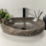 Каменная раковина из речного камня RS-04961 (60*39*15) 0862 из натурального камня