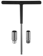 Набор головок торцевых свечных c магнитным держателем и Т-образной рукояткой 3/8"DR, 16 и 21 мм, 3 предмета