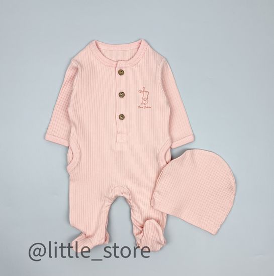 Слип "Original" из фактурного хлопка, Светлый персик