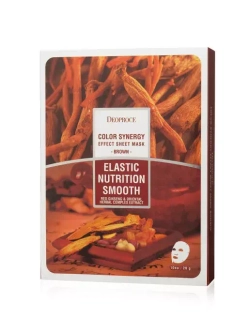 Deoproce Color Synergy Effect Sheet Mask Brown Тканевая маска