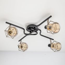 Citilux Таверна CL542541 Люстра потолочная поворотная Чёрная