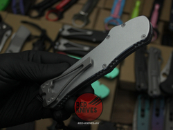 Нож Heretic Hydra V4 Single Edge S/E Standard SilverGray - светлая рукоять, светлый клинок