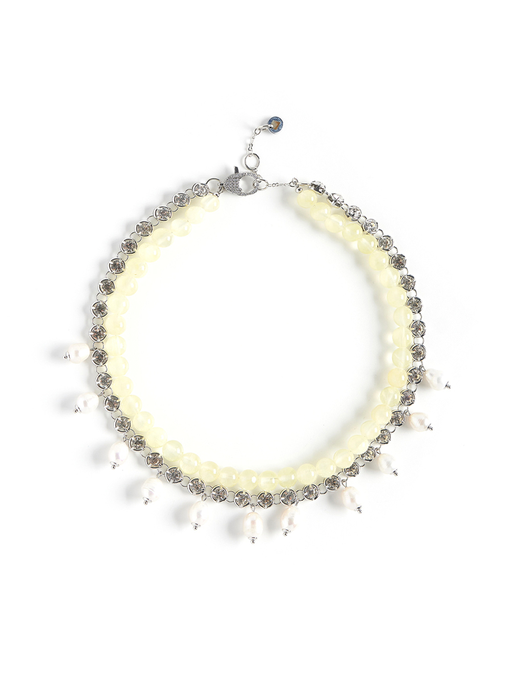 Колье "Rich Yellow" Silver