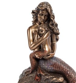 WS-481/ 1 Часы «Русалка и дитя»