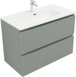 Тумба с раковиной Aquanet Джейн (Flat) 335435/284029 90 мисти грин
