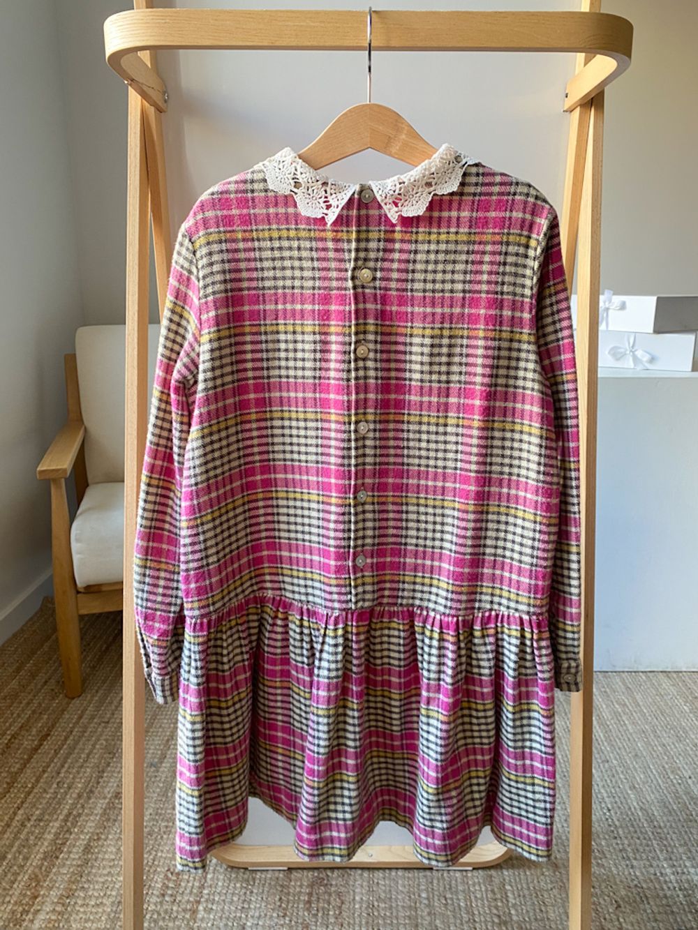 Хлопковое платье Bonpoint, 140