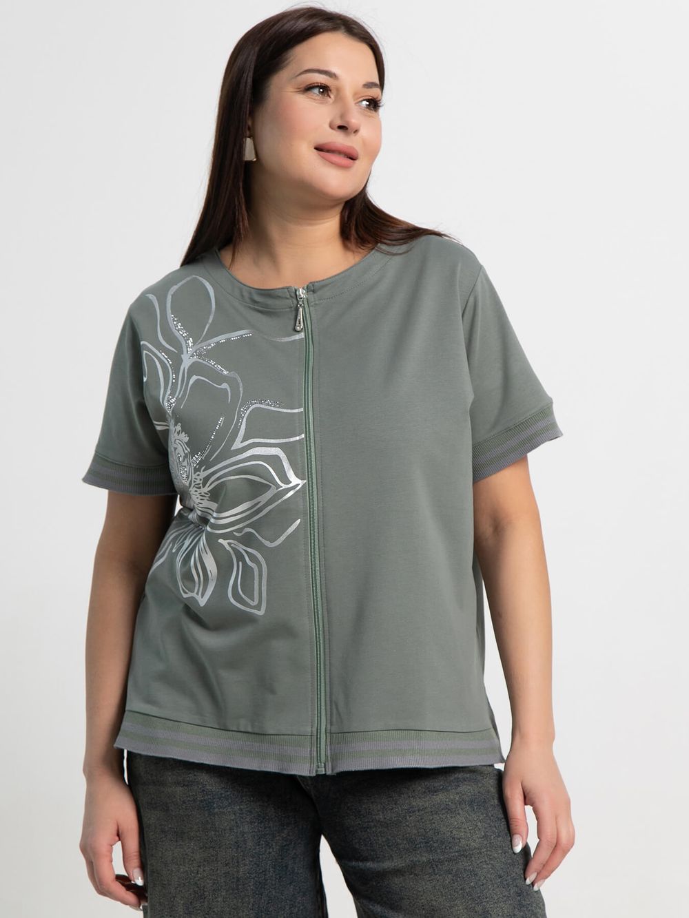 Блуза Бэлла (оливковый) Б15358-20М LT Collection