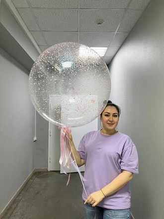 Бабл с гипсофилой внутри