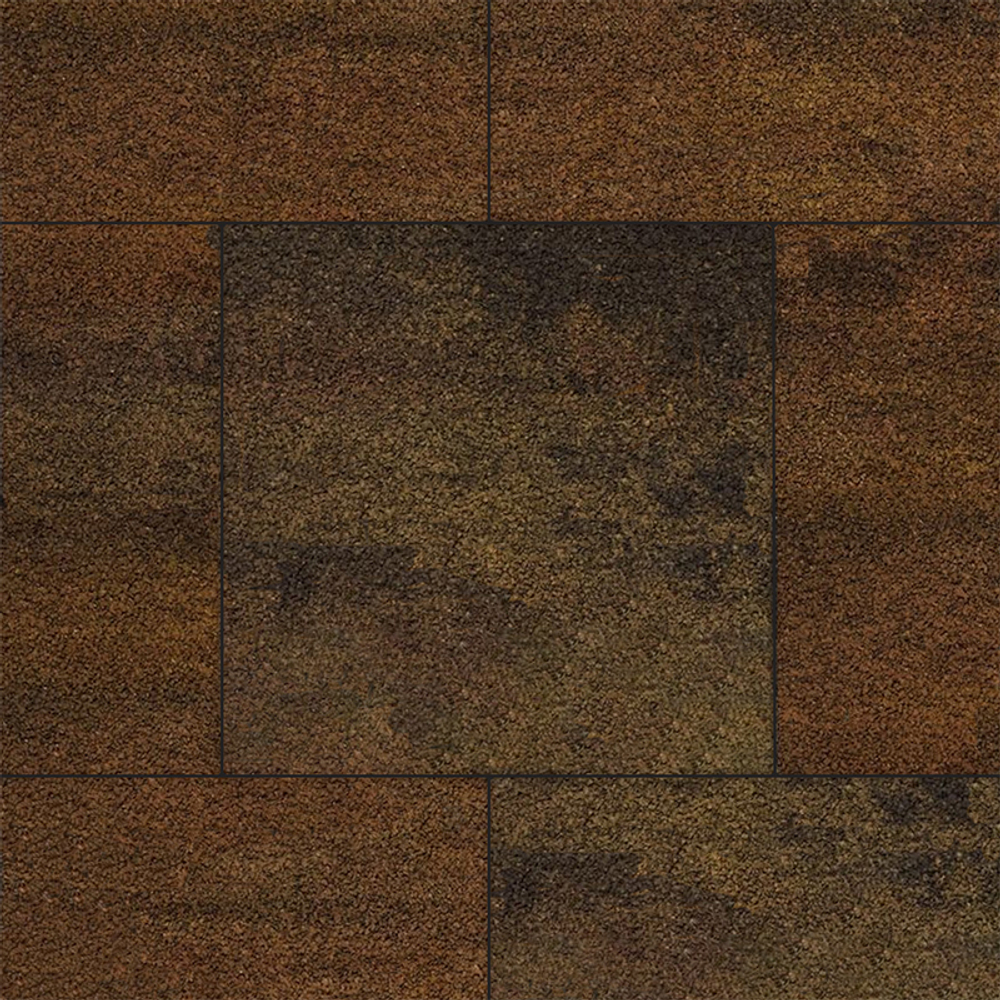 Тротуарная плитка КВАДРАТ 500х500 мм - Листопад гранит Саванна