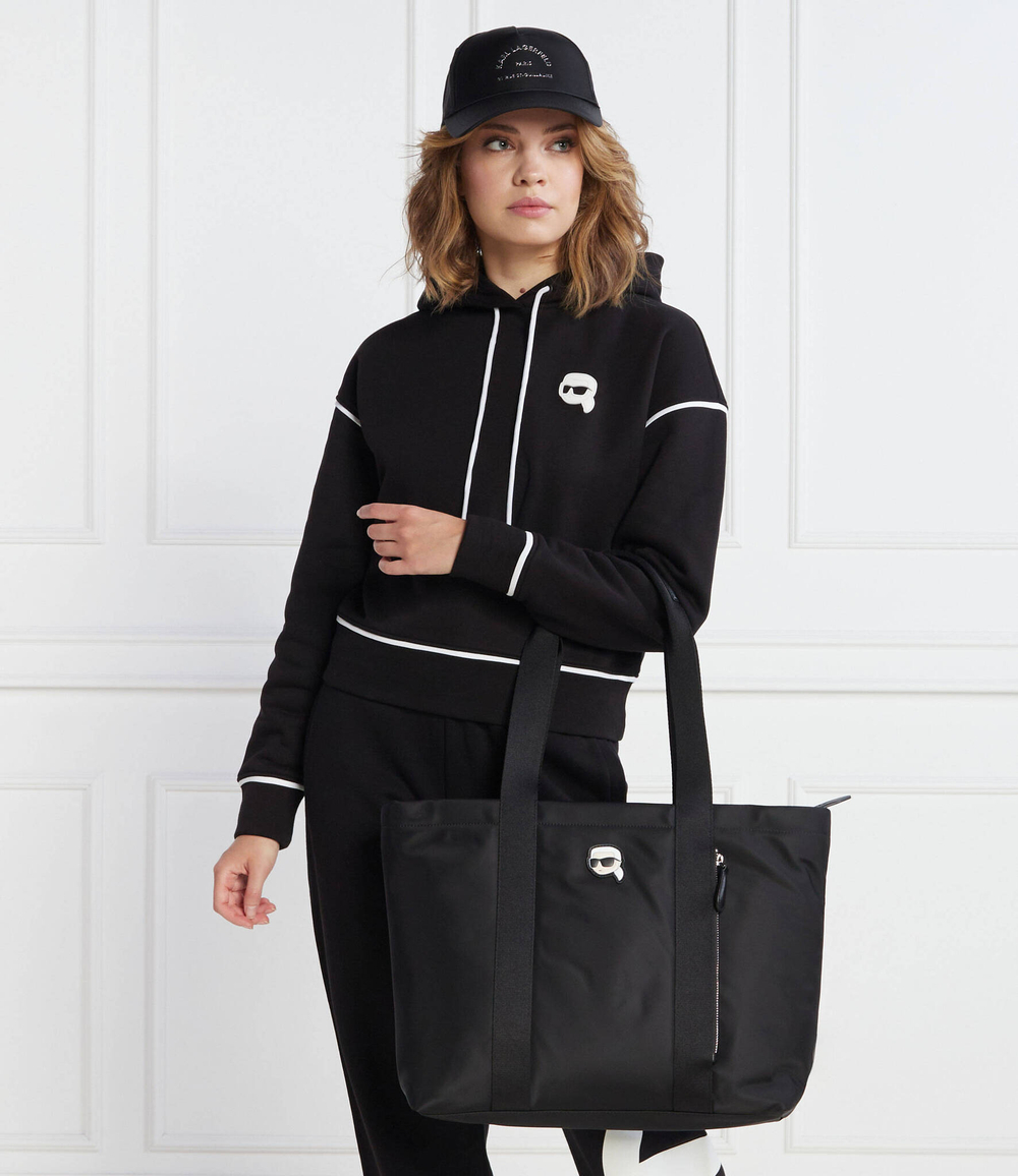 Сумка-шопер k/ikonik 2.0 zip tote Karl Lagerfeld - черный(235W3247)